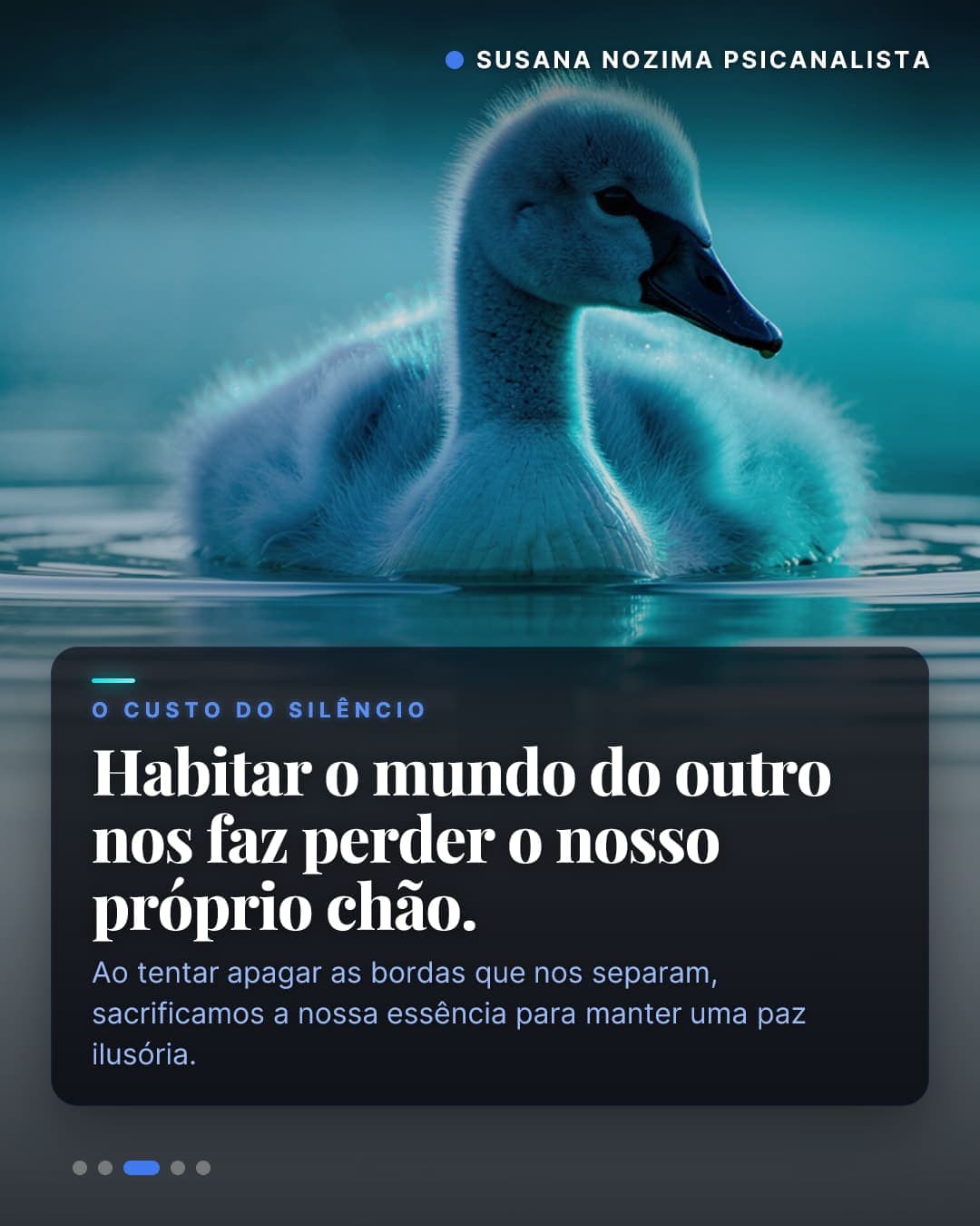 Habitar o mundo do outro nos faz perder o nosso próprio chão.