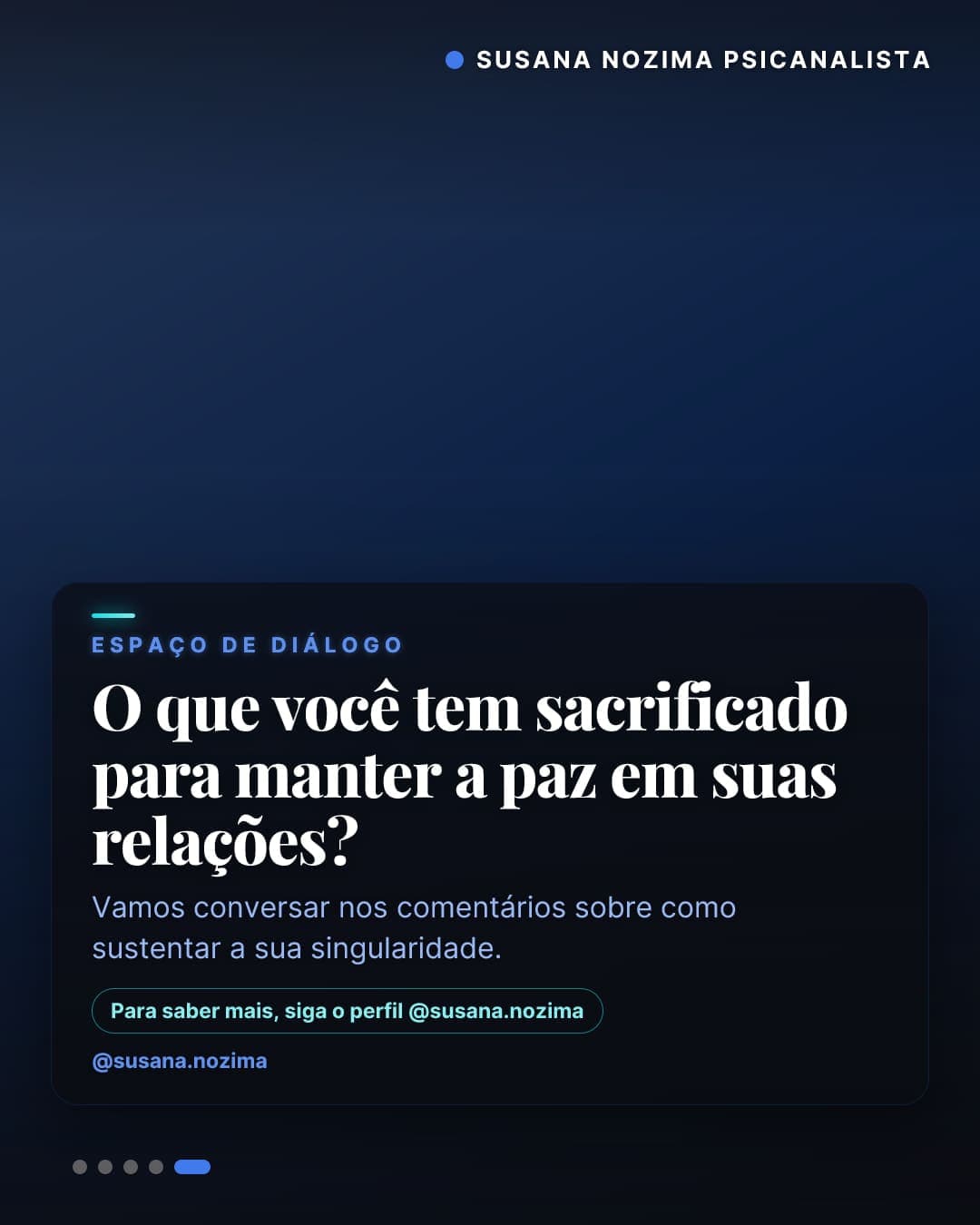 O que você tem sacrificado para manter a paz em suas relações?