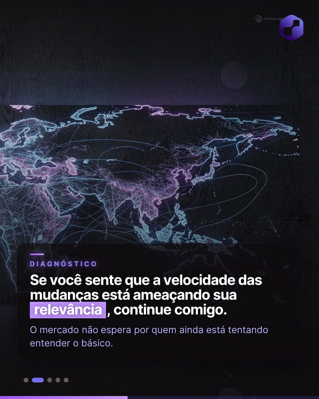 Parte da tira contínua de Tech Road