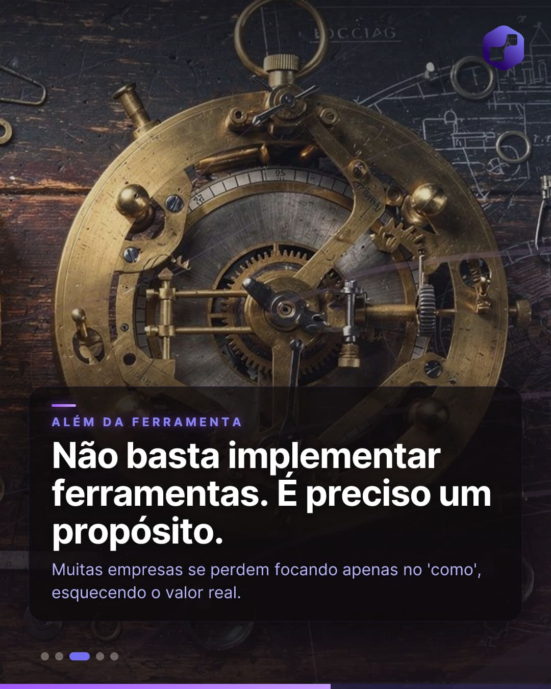 Parte da tira contínua de Tech Road